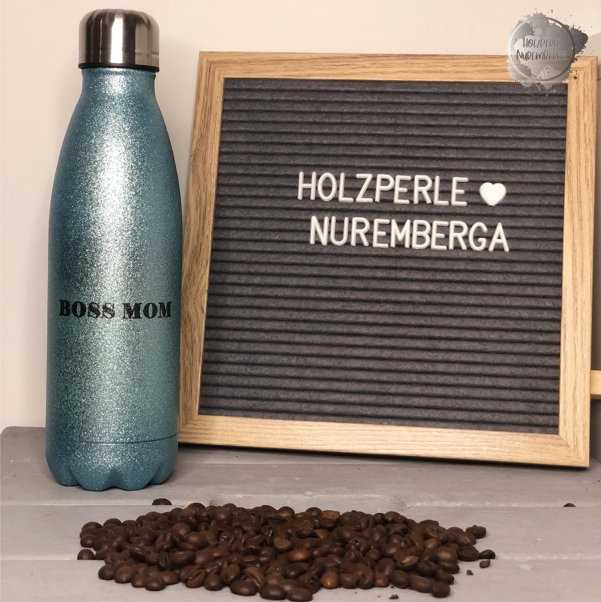 Thermoflasche - BOSS MOM inkl. Personalisierung