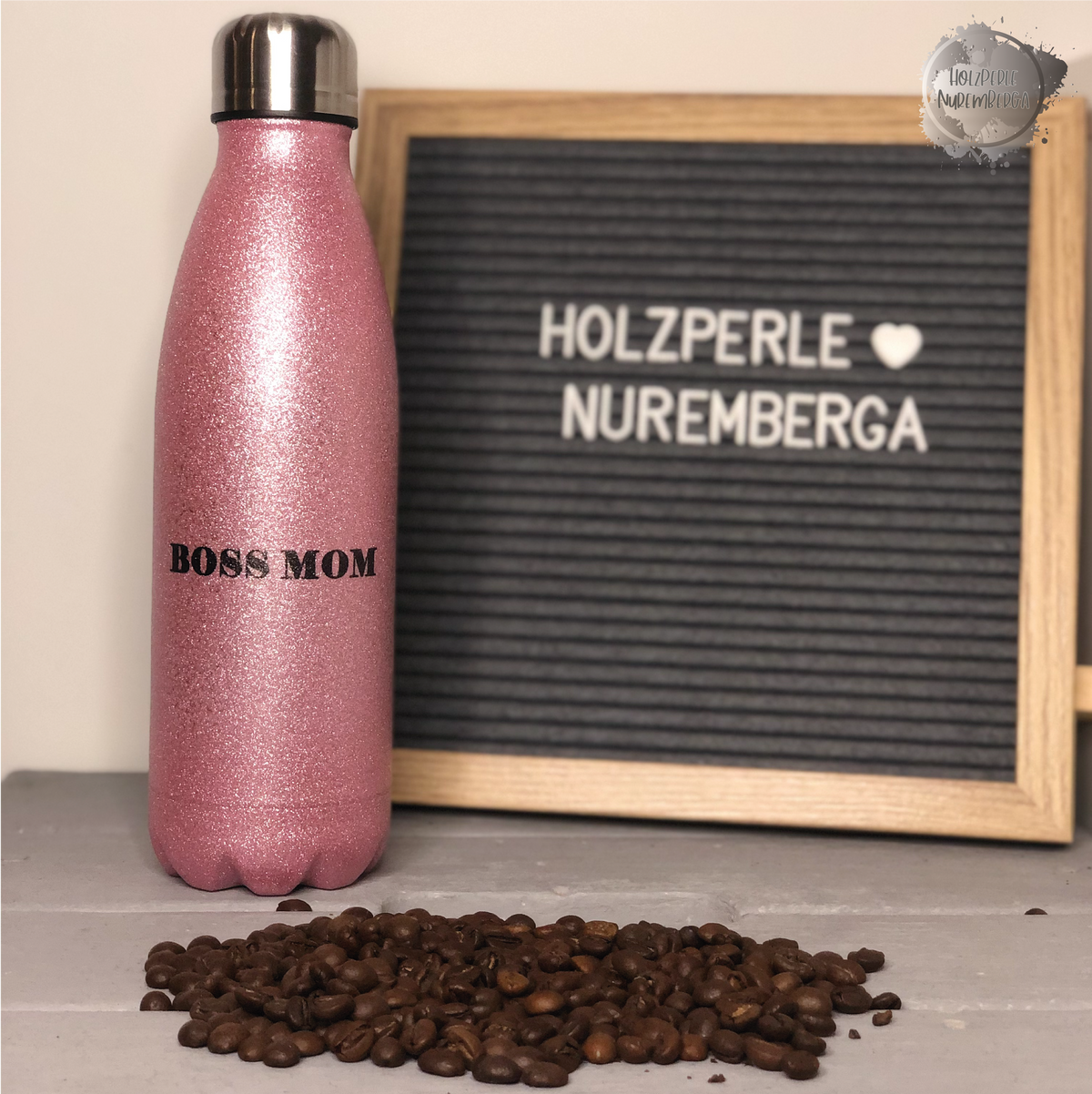 Thermoflasche - BOSS MOM inkl. Personalisierung