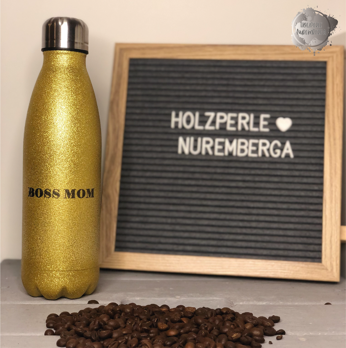 Thermoflasche - BOSS MOM inkl. Personalisierung